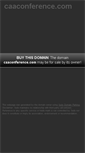 Mobile Screenshot of caaconference.com